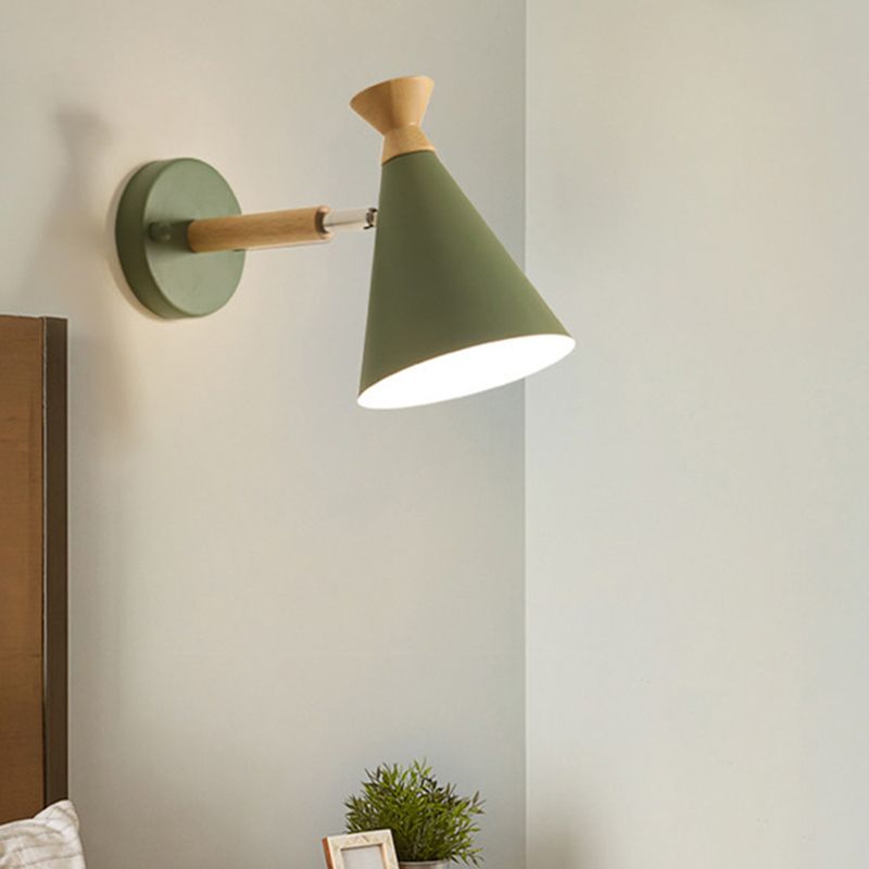 Modern Cone Shape Wall Mount Light Fixture 1 Light Wall Mounted Lighting for Dining Room