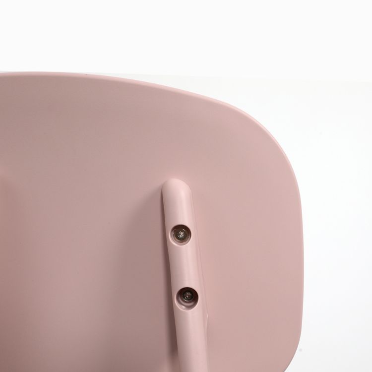 Silla de comedor plástica con respaldo abierto contemporáneo con acabado mate para restaurante