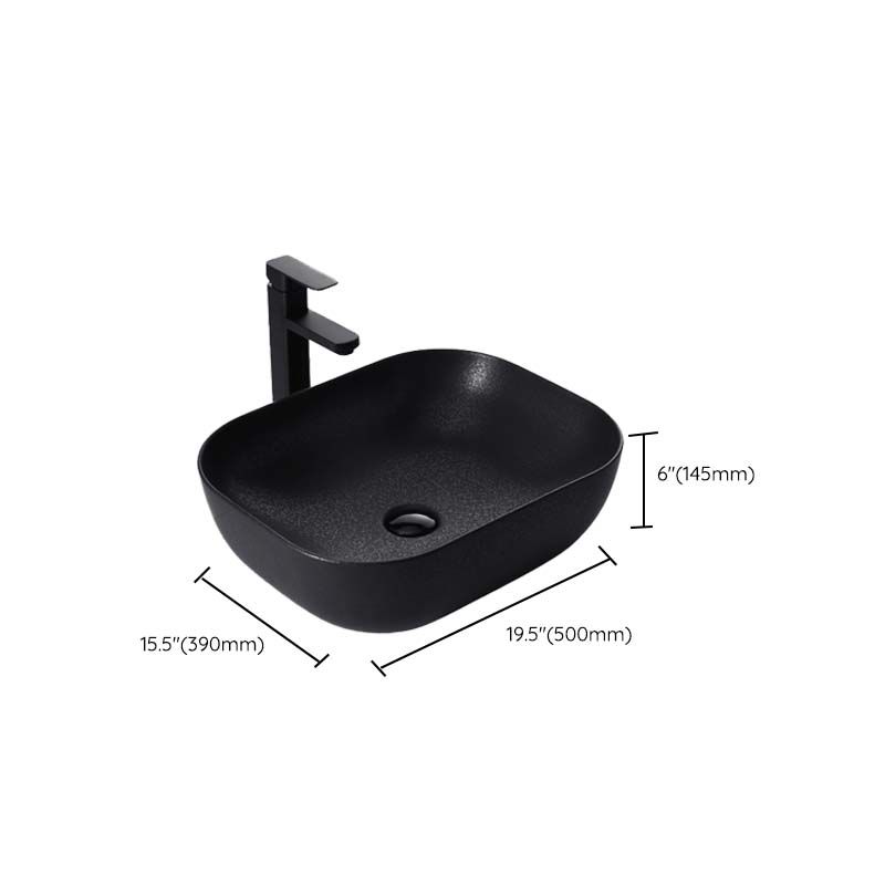 Black Trough Bathroom Sink Round Porcelain Trough Bathroom Sink