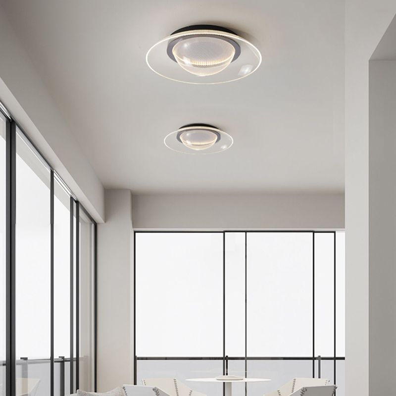 Nordic Flush Mount Acrylic LED Ceiling Light Fixture for Bedroom