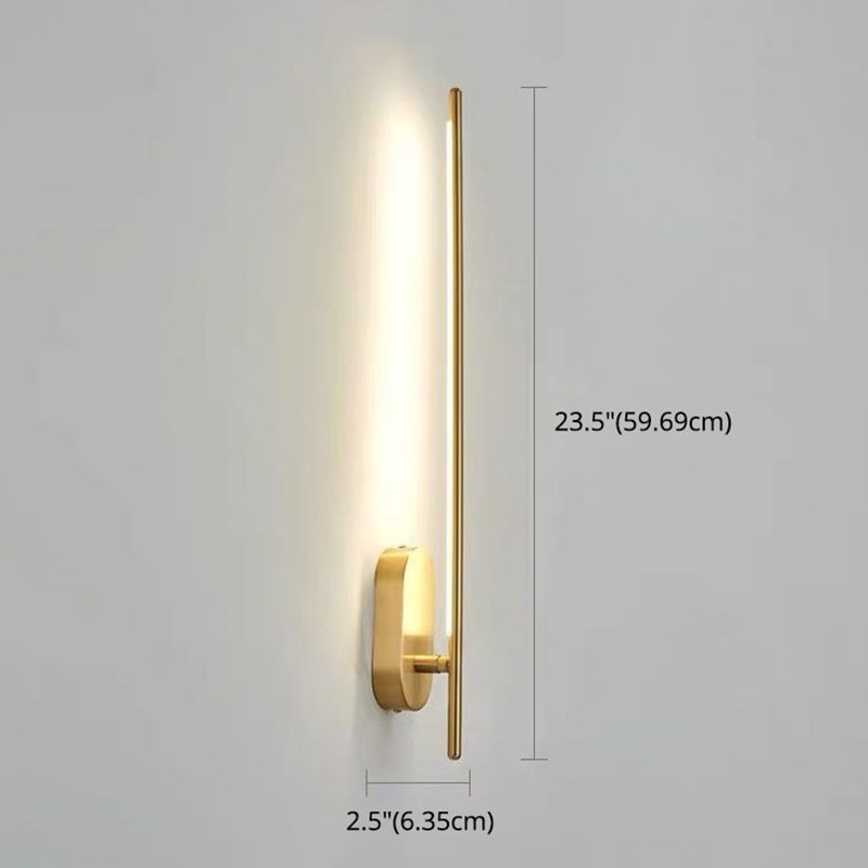 Lineaire strip wandverlichting moderne metalen wandbevestiging lamp voor slaapkamer woonkamer