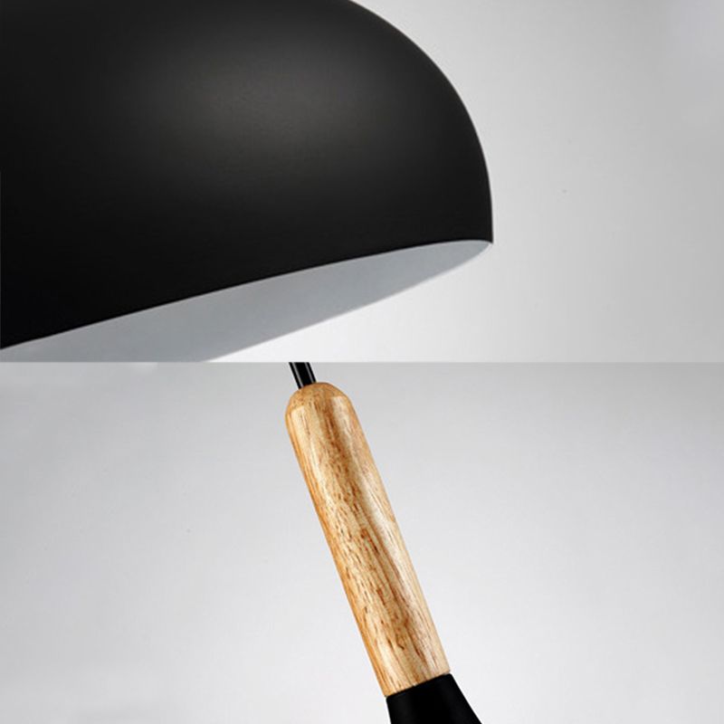 6.3 Inches Wide Mini Pendant Lamp with Metal Cone Shade Nordic Macaroon Style 1-light Hanging Light