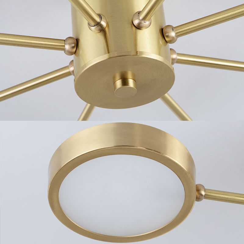 Acrilico arrotondata arrotondata luci moderne per la camera da letto moderni apparecchi a sospensione illuminanti