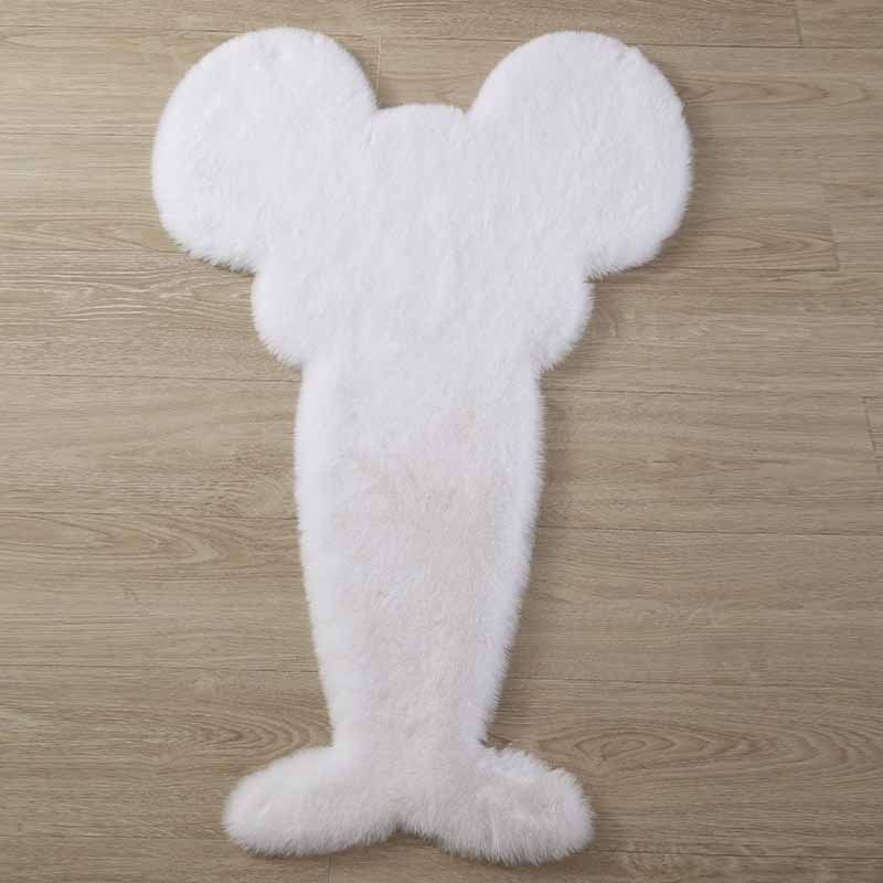 Folw Pure Color Rug Plüsch Polyesterbereich Teppich Fleckenfester Teppich für Wohnkultur