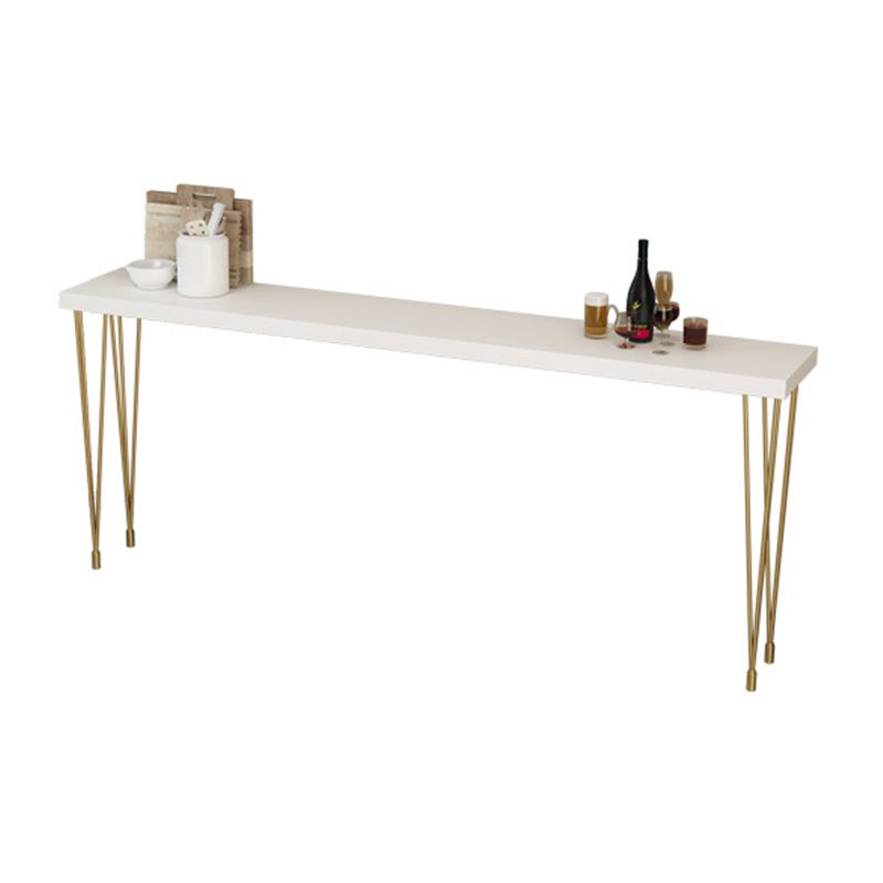 Glam Style Rectangle Counter Set 1/2/3/9 Pieces Solid Wood Bistro Set