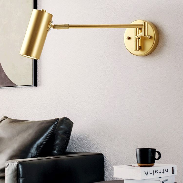 Lámpara de matriz de brazo ajustable lámpara de metal de estilo moderno lámpara montada en la pared