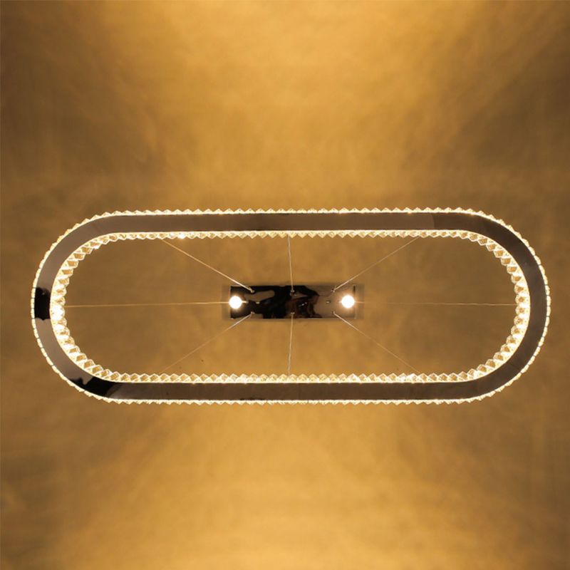 Linearer Anhänger Beleuchtung Kronleuchter Licht zeitgenössischer Anhänger Licht für Kücheninselkristall