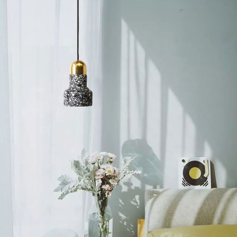 Ciment Fashit Lampe Hanging Lights Modern Style 1 Light Pendant Light pour salle à manger