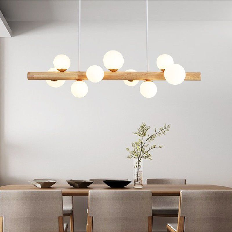 Modern Style Ball Shade Island Pendants Glass Pendant Lights for Dining Room