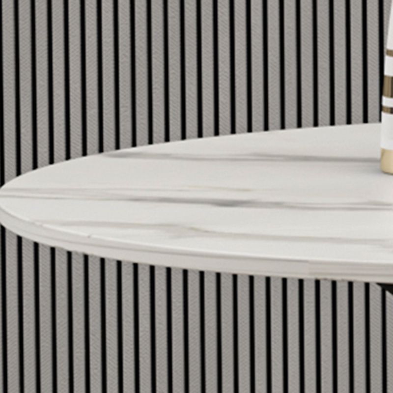 Modern Style Dining Table Round Sintered Stone Table for Dining Room