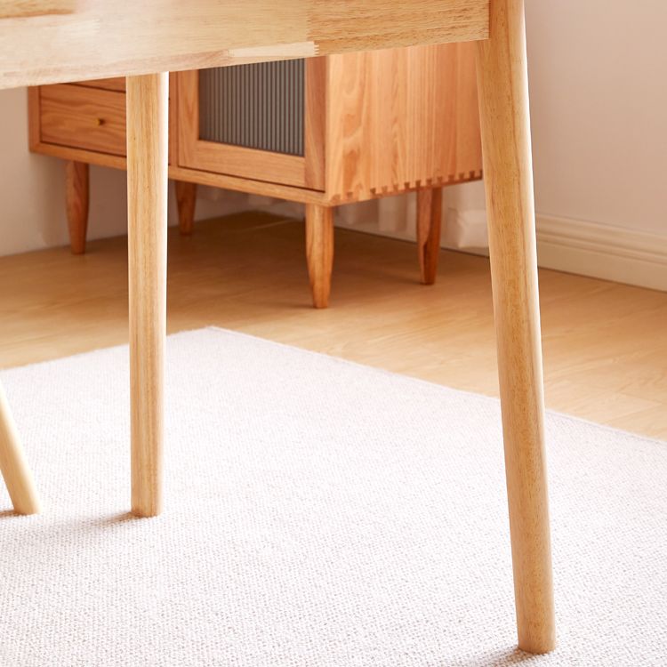 Juego de mesa de madera de 5/7 con mesa rectángulo juego de comedor moderno con sillas Winsor para restaurante