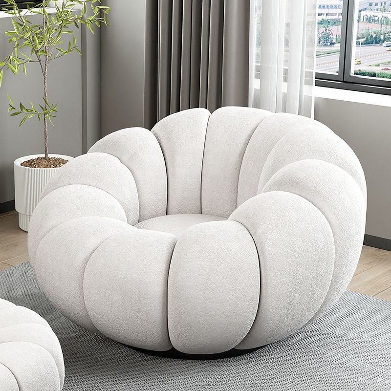 Contemporary Swivel Armless Cushion Back Living Room Parsons Chair