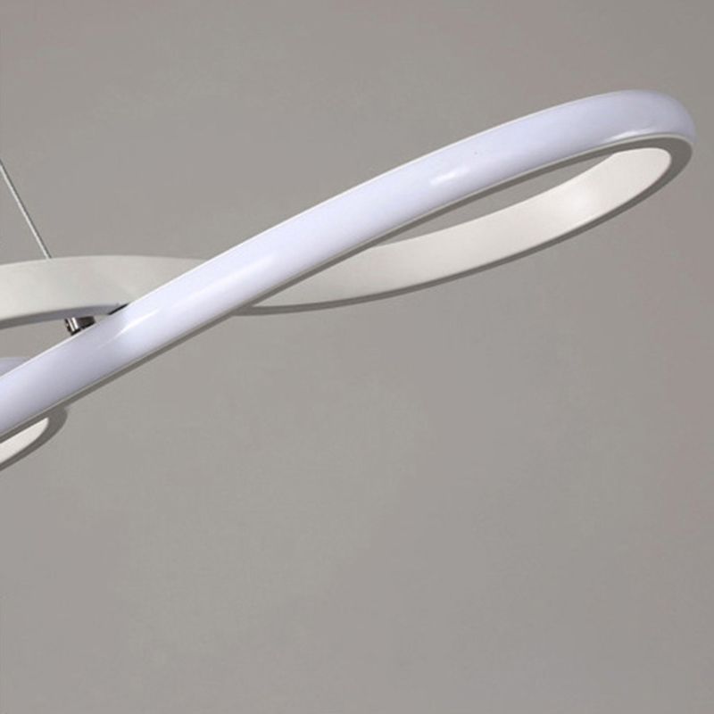 29.5" Wide Modernist LED Chandelier Lamp Acrylic Hanging Light for Living Room