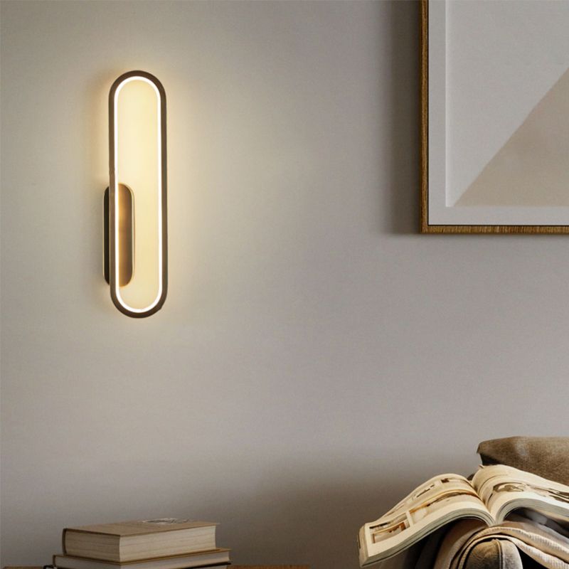 Contemporary LED Wall Light Fixture Simple Household Wall Light Sconce for Bedroom