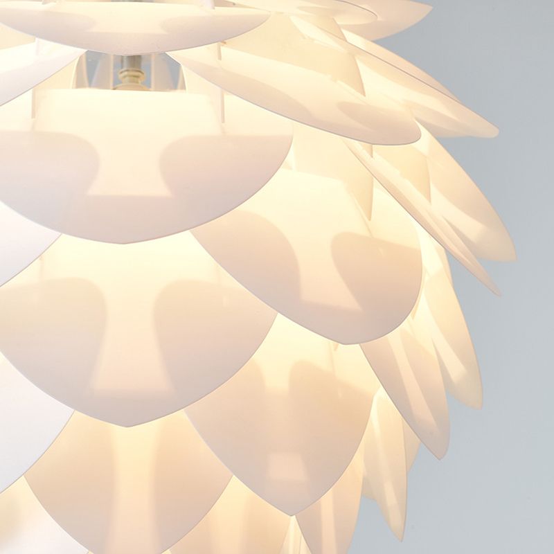 Floral Shape Pendante Light Aymat Minimaliste 1 lampe à chute de la lumière pour chambre à coucher