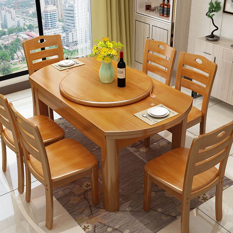 Modern Style Dining Table Rubberwood Base Dinner Table for Dining Room