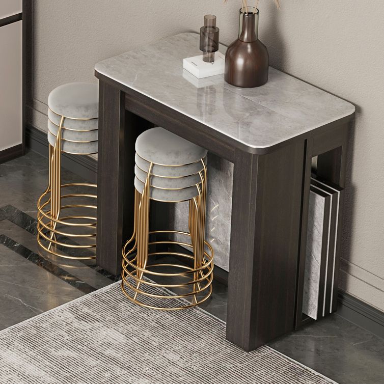 Mesa de comedor de piedra sinterizada de 70 ''