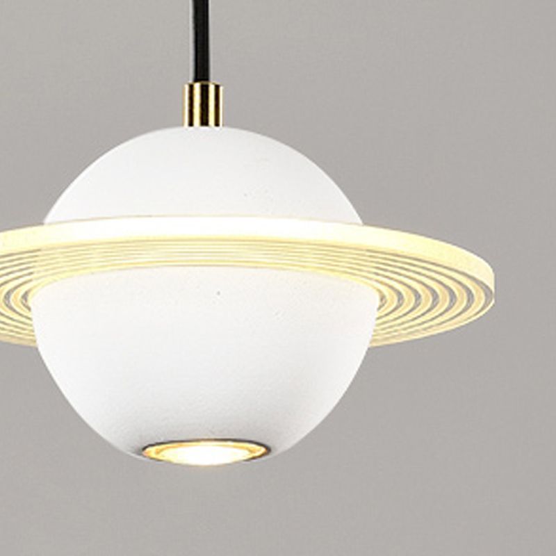 Bille de forme ciment suspendu moderne style multiples luminaires suspendus