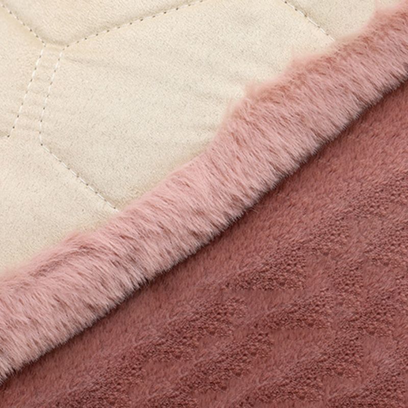 Tapis rectangulaire de couleur unie, résistant aux taches, pour la décoration de la maison