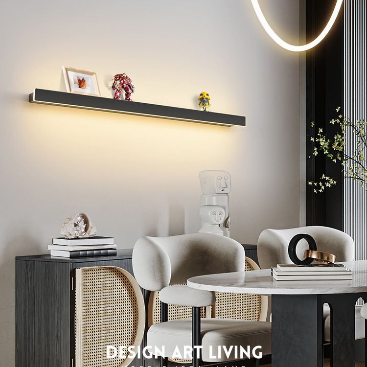 Rectangle Shaped Wall Sconce Modern Metal Acrylic LED Indoor Wall Mount Light (Without  Decorations)