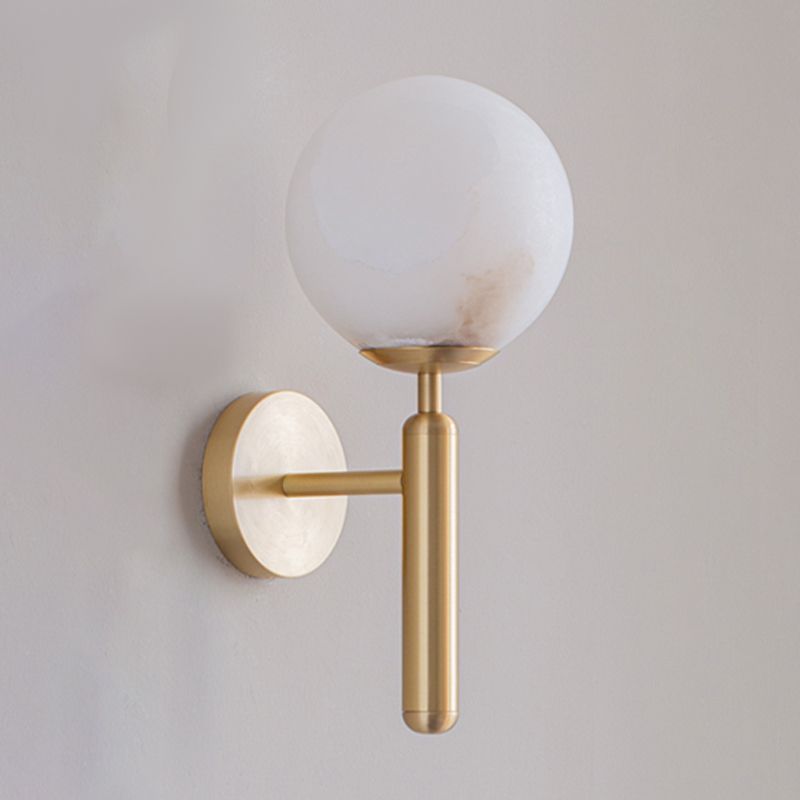 Contemporary Vanity Lighting Ball Shape Wall Light Fixture for Bathroom