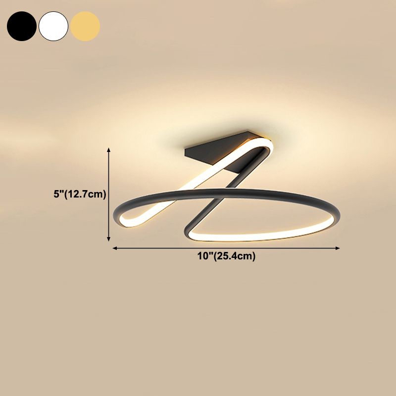 Runde Form Metall Flush Mount Deckenleuchte modern