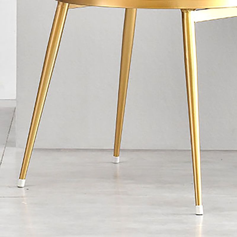 Arm Solid Back Dining Chair Nordic Design Upholstered Dining Chairs