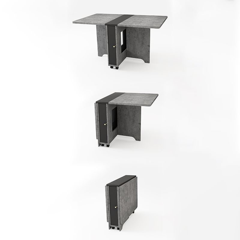 Mesa de comedor de pedestal de comedor moderno de mediados de siglo para la cena de cocina en casa