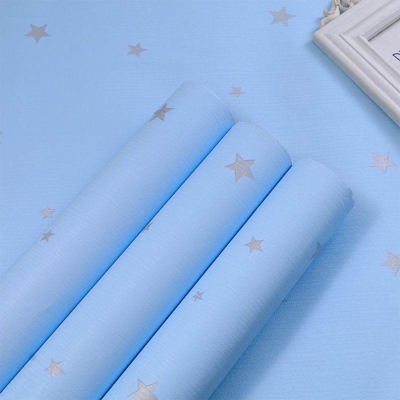 Eigentijdse stijl behangrol effen gekleurd Peel and Stick wanddecoratie, meerkleurig