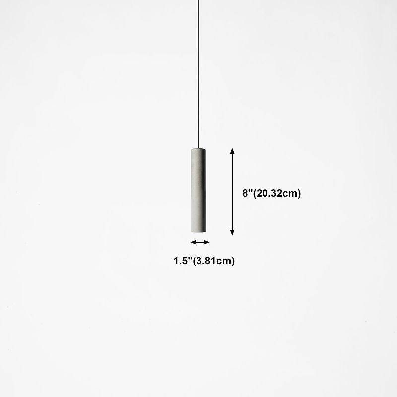 Modern Hanging Light Cement Shade Pendent Lighting Fixture for Sitting Room
