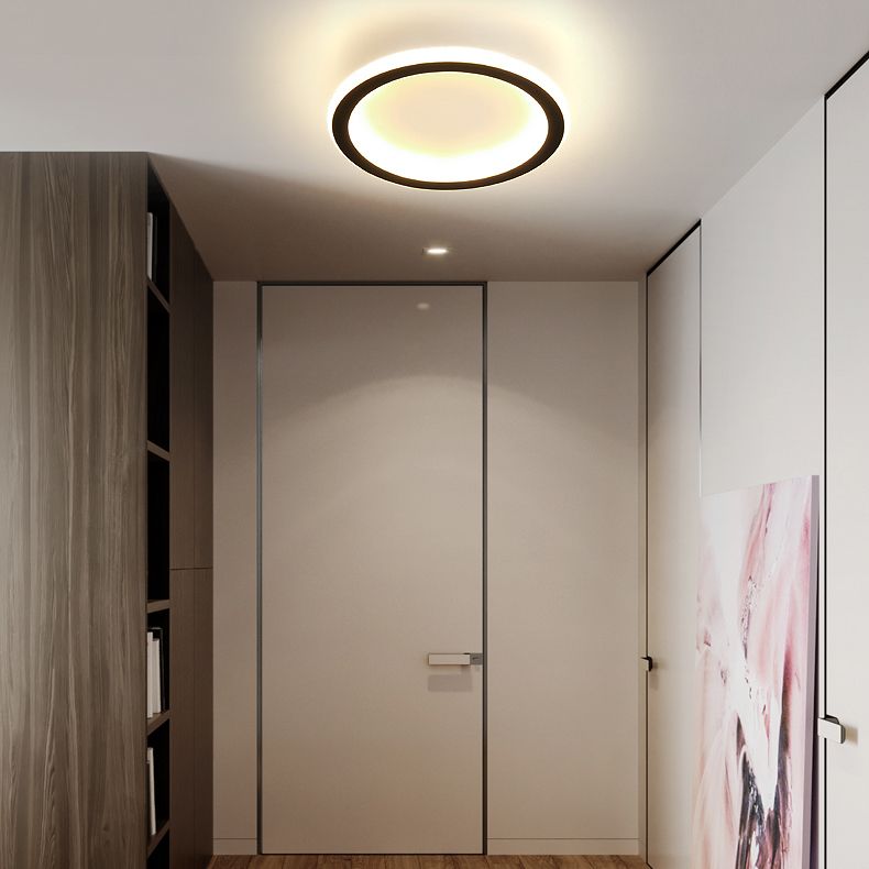 LED Ceiling Light Fixture Modern Simple Flush Mount Lamp for Aisle Bedroom