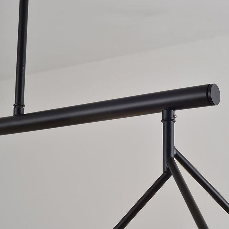 Metal Hanging Pendant Lights Living Room 27 Heads Creative Modern Island Lamps