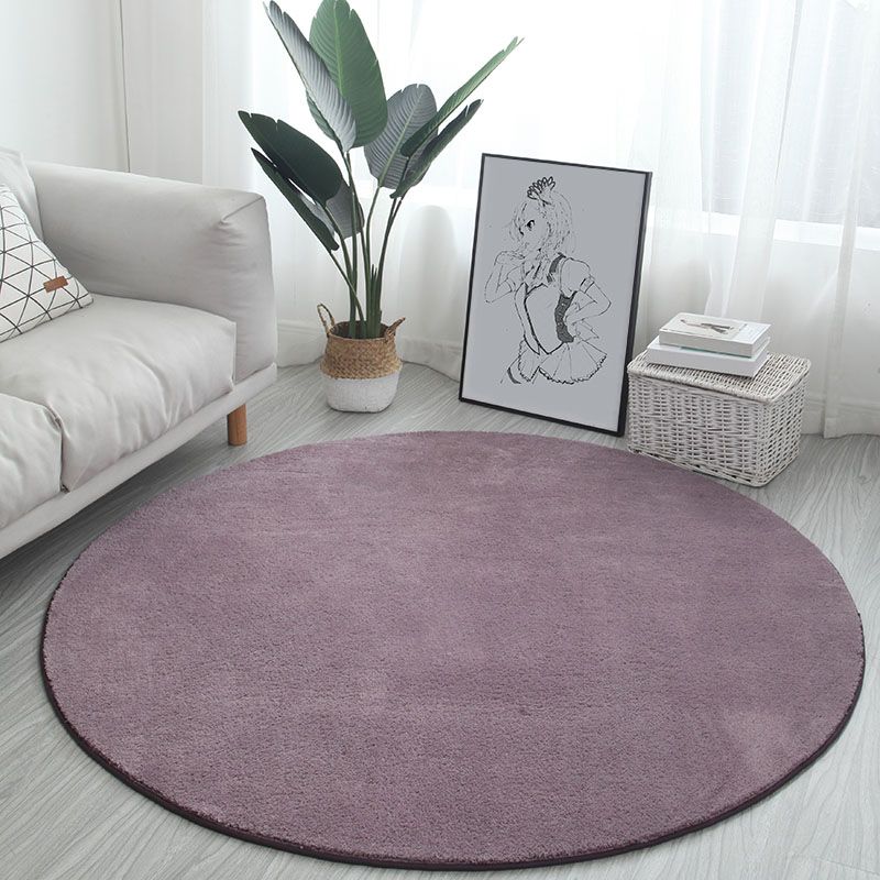 Alfombra casual gris mezcla alfombra de color sólido alfombra sin deslizamiento para sala de estar para sala de estar