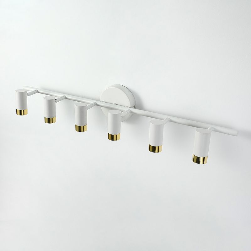 Cylinder Shape Modern Style Vanity Lights Metal LED Mirror Lights for Bathroom