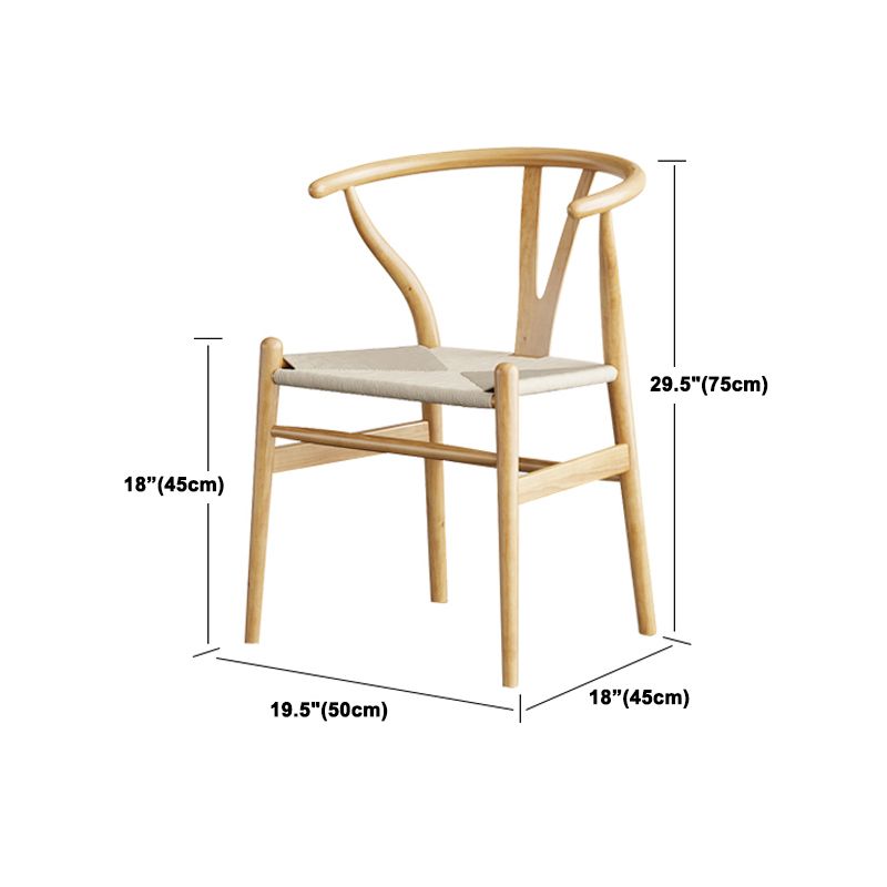 Modern Dining Set Rectangular Natural 1/4/5 Pieces Trestle Dinette Set