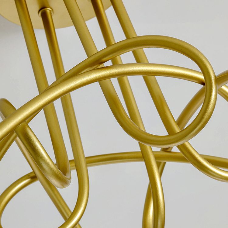 Wicklungslampe Postdesign Deckenleuchte 5 Leichter Industriestil Offener Glühbirnen-Beleuchtungsanhänger für Schlafzimmer Wohnzimmer