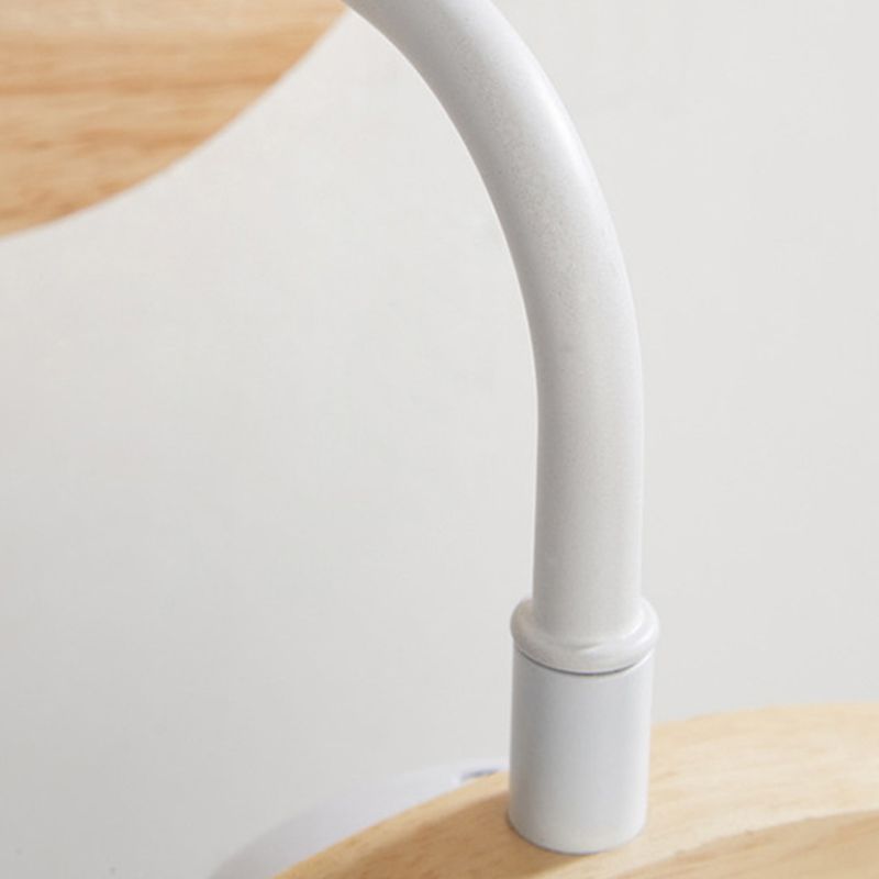 Modern Style Round Wall Light Sconces Wood 1 Light Wall Lighting Ideas