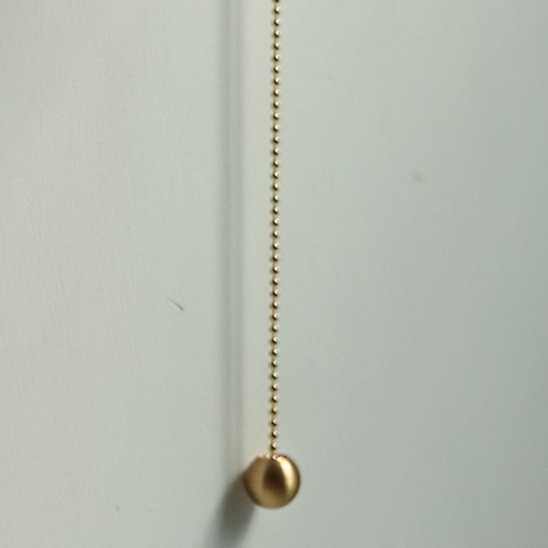 Geometric Metal Wall Light Modern Style 1 Light Wall Mount Light Fixture in Brass