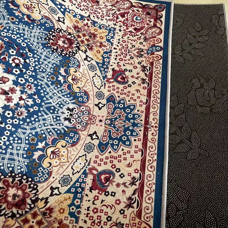 Grijze vintage tapijt polyester grafisch vloerkleurbestendig tapijt voor woonkamer