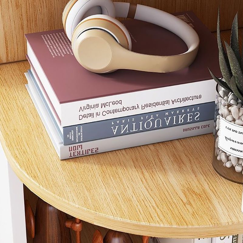 Urban Bookcase Engineered Wood Closed Back Shelf Bookcase for Living Room