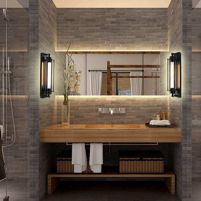 Unique Shape Wall Light Fixture Industrial Wall Mounted Lighting for Washroom