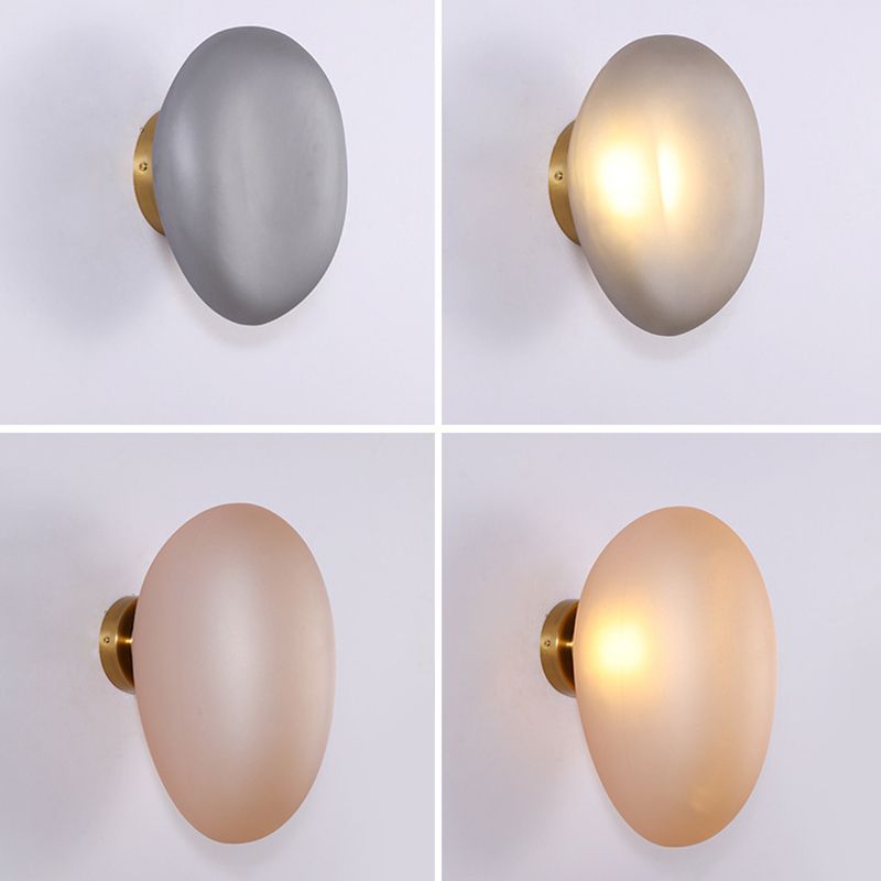 Modern Colorful Glass Wall Light Simple Wall Lamp for Dining Room