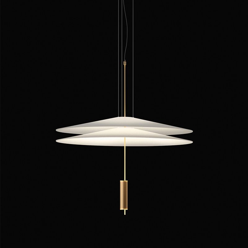 Slim Metal Modern Hanging Lamp Kit 1-Light LED Down Lighting Pendant for Living Room