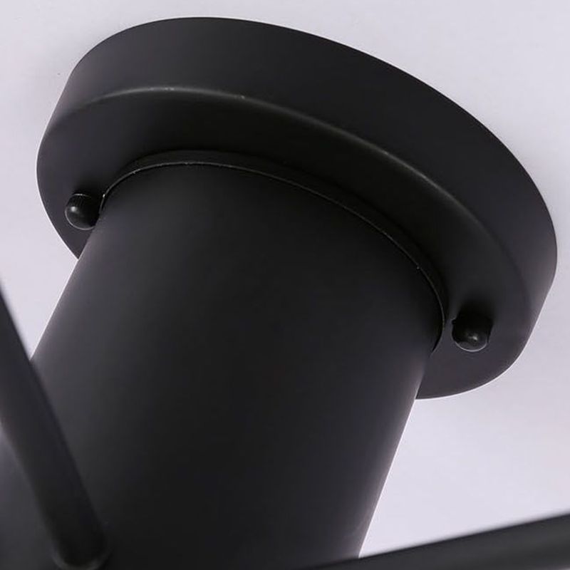 Metal Sputnik Shape Flush Mount Lights Modern Multi Light Flush Mount Light Fixtures