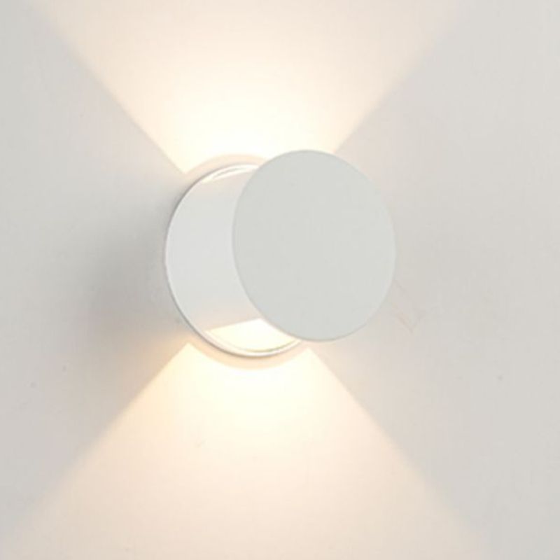 Nordic Style Aluminum Wall Light Circle Shape LED Wall Lamp for Outdoor