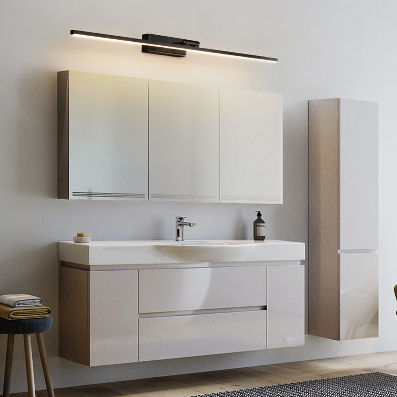 Metal Linear Vanity Lights Modern 1-Light Vanity Lighting for Bathroom