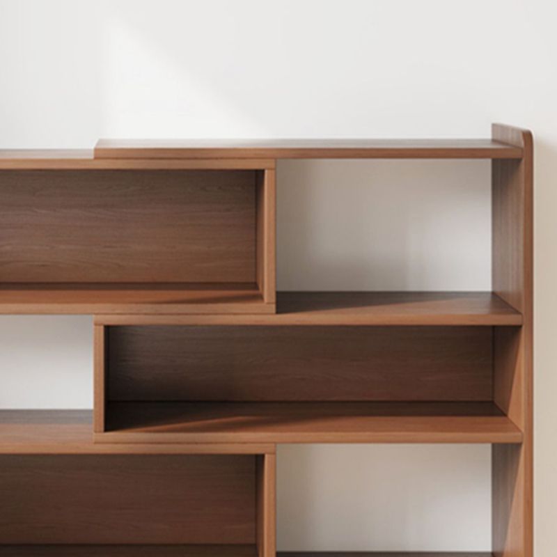 Engineered Wood Modern Bookcase Standard Open Back Bookshelf