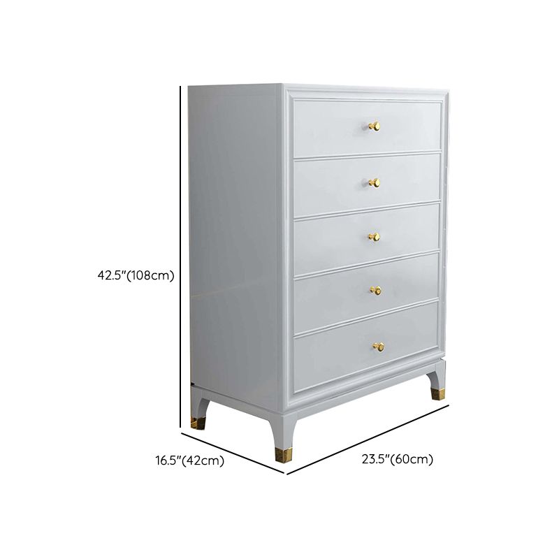 Classic Glam Storage Chest White 5/8/9 Drawers Chest , 15.6-inch Width