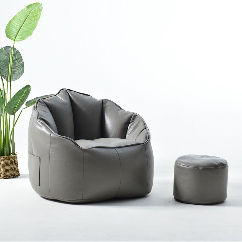 Bonded Leather Arms Included Chair 29.5"L x 29.5"W x 26.7" H Chair for Living Room