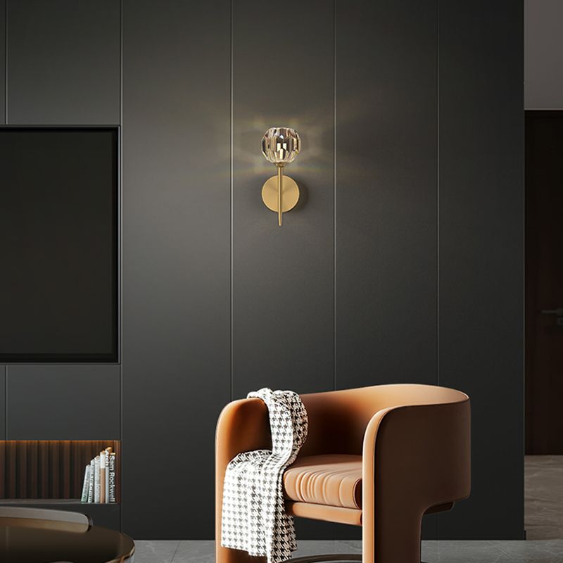 8.5"/7"/6" Wild Crystal Sconce Light Postmodern Wall Mounted Light Fixture